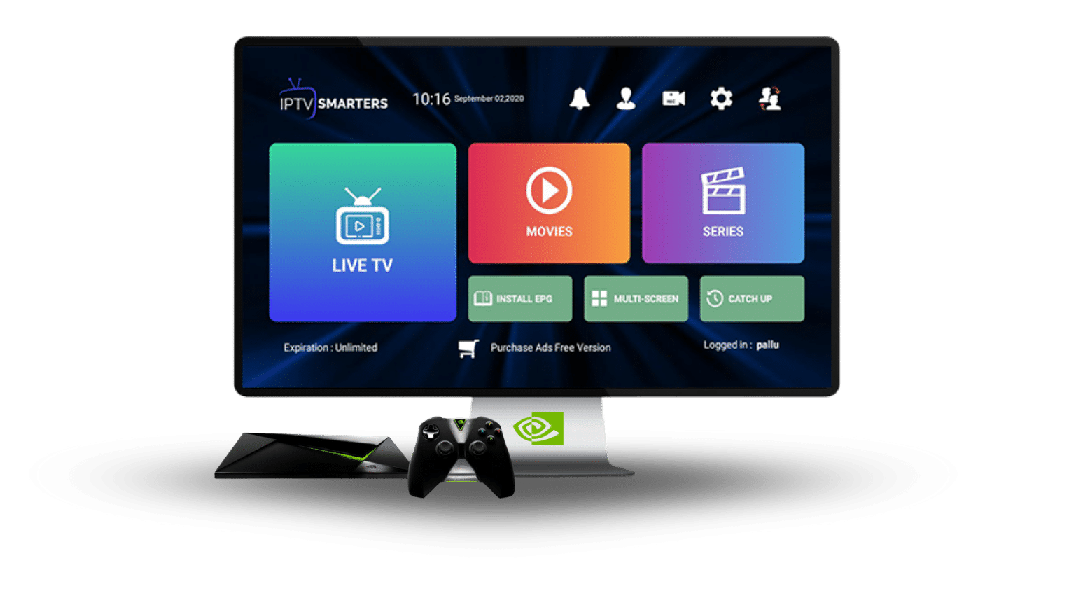 Setup IPTV Smarters Pro on NVIDIA Shield TV: add your M3U/Xtream, import EPG, and start streaming in minutes.